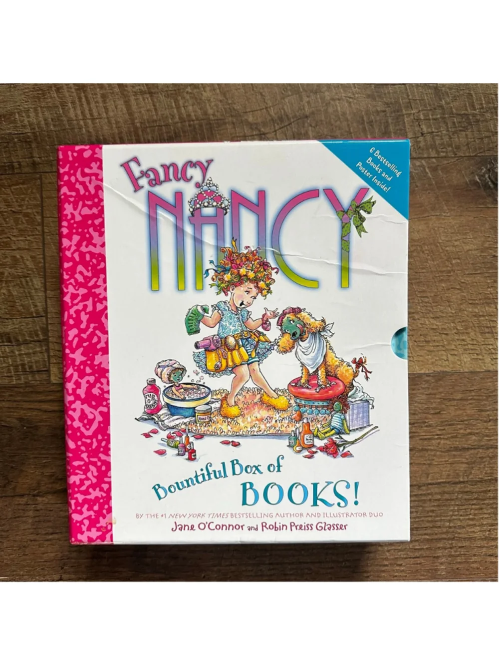Girls Harper Fancy Nancy Bountiful Box of Books Pink Multicolor
